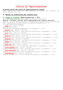 Calore Vaporizzazione - Process Engineering Manual