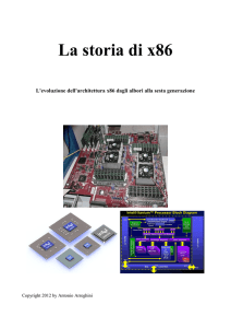 La storia di x86