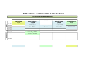 Scarica qui - Corso di Laurea Magistrale in Scienze della Natura e
