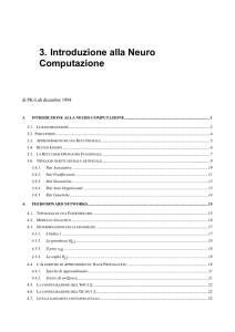 Teoria e pratica delle Reti Neurali