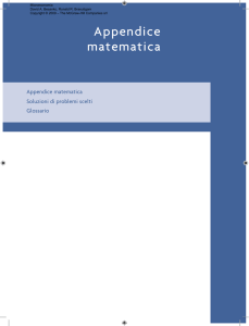 Appendice matematica