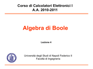 Algebra di Boole - ICAR-CNR