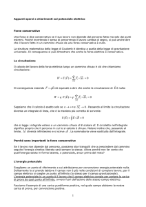 Il potenziale elettrico