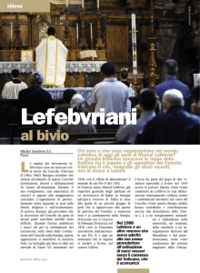 Lefebvriani - Infoteca.it