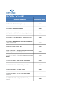 Offerta Standard Laboratorio Anatomia Patologica