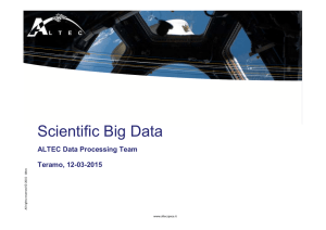 Scientific Big Data