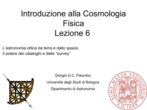 Introduzione alla Cosmologia Fisica Lezione 6