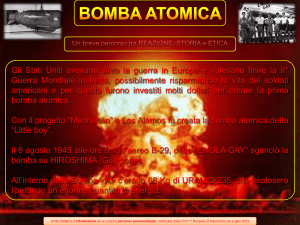 Bomba Atomica - laboratorio tecnologia