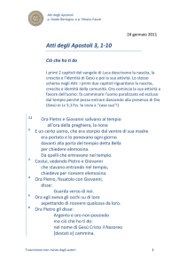 La trascrizione in Pdf