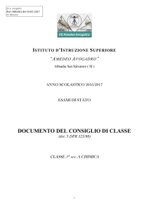 documento del consiglio di classe