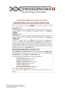 screening prenatale non invasivo