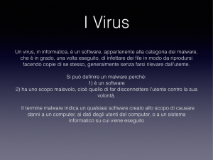 Il virus - Sperimentazione Internazionale