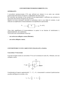 CONVERTITORI TENSIONE/CORRENTE (V/I)