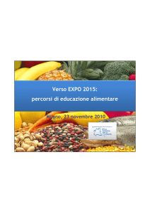 Verso EXPO 2015: percorsi di educazione