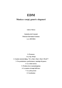 EDM. musica e corpi, generi e degeneri