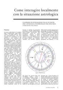 Come interagire localmente con la situazione astrologica