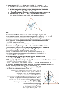 25) In un triangolo ABC, le tre altezze sono AH, BK, CS, l`ortocentro