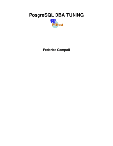 PostgreSQL Tuning
