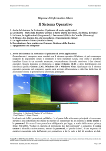 DIL0201 - Il Sistema Operativo