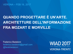 Apri le slide dell`intervento - WIAD 2017 Verona