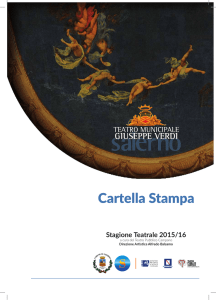 Cartella Stampa - Teatro Municipale Giuseppe Verdi