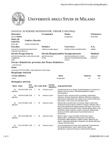 il registro delle lezioni