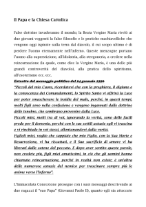 Maracaibo,Il Papa, la Chiesa Cattolica e il Diavolo