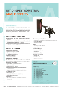 f-spet/ev - kit di spettrometria