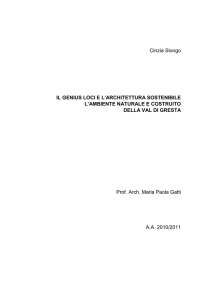 PDF (Il genius loci e l`architettura sostenibile. L - Unitn