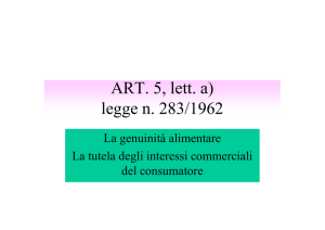 art. 5 lett. a) l. 283 del 1962 [modalità compatibilità]