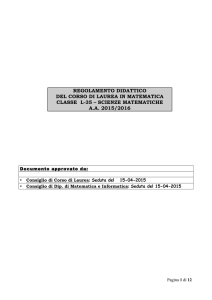 Regolamento 2015/16 - Universita` degli Studi di Messina