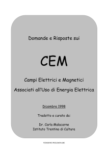 Domande e risposte sui campi elettrici e magnetici