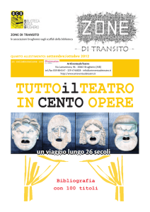 tuttoilteatro in cento opere