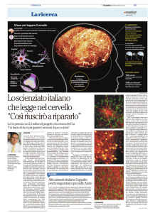 Lo scienziato italiano che legge nel cervello, "Così