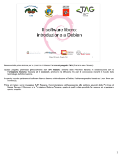 Il software libero: introduzione a Debian