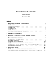 Formulario di Matematica