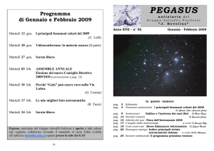 pegasus - Gruppo Astrofili Forlivesi