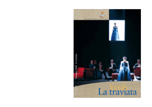 "La Traviata" programma di sala