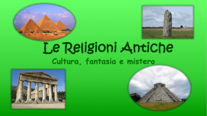 Le Religioni Antiche - Istituto Comprensivo G. Leva di Travedona