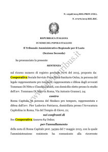 T.A.R. Lazio – Sez. II, sentenza n. 7276 del 3
