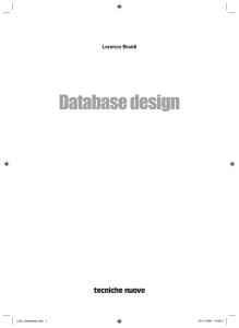Database design - Braidi Lorenzo HOME PAGE