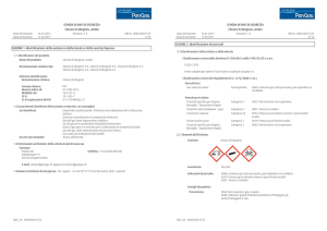 Scheda di dati di sicurezza: Cloruro di idrogeno, anidro