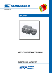 Catalogo amplificatore elettronico VPC-AP