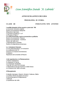 Liceo Scientifico Statale `A. Labriola` ANNO SCOLASTICO 2013-2014