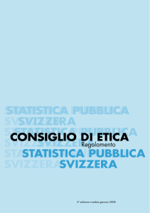 STATISTICA PUBBLICA SVIZZERA STATISTICA PUBBLICA