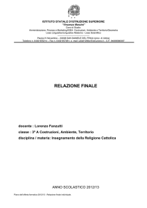 relazione finale 3cat 2012-13
