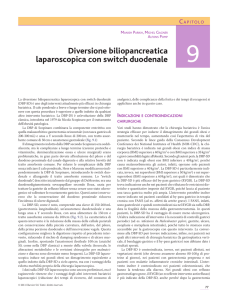 Diversione biliopancreatica laparoscopica con switch duodenale