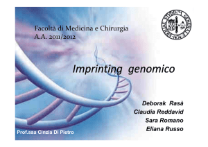 Imprinting Genomico (Rasà, Reddavid, Romano, Russo)