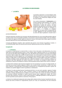 la donna in gravidanza - Fondazione Niccolò Cusano