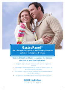GastroPanel Test clinico per la diagnosi di disturbi dello stomaco
